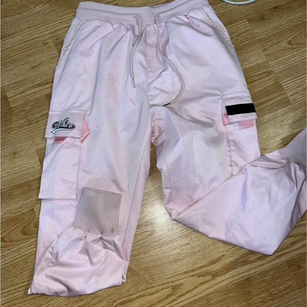 Globe Pink Sweatpants with Elastic Waistband